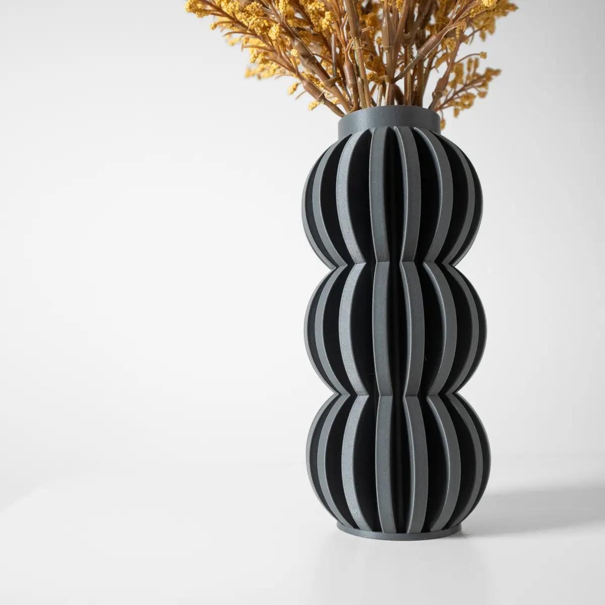 Obsidian Orbit Vase