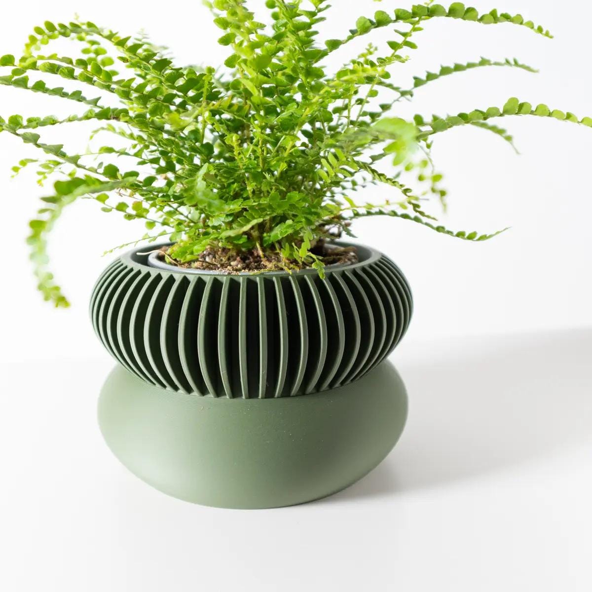 Elomi- Modern 3D Printed Planter  Minimalist Indoor Plant Pot for Succulents, Cacti | Small Plants  Unique Home Décor Gift, 4 5 6" Bubble