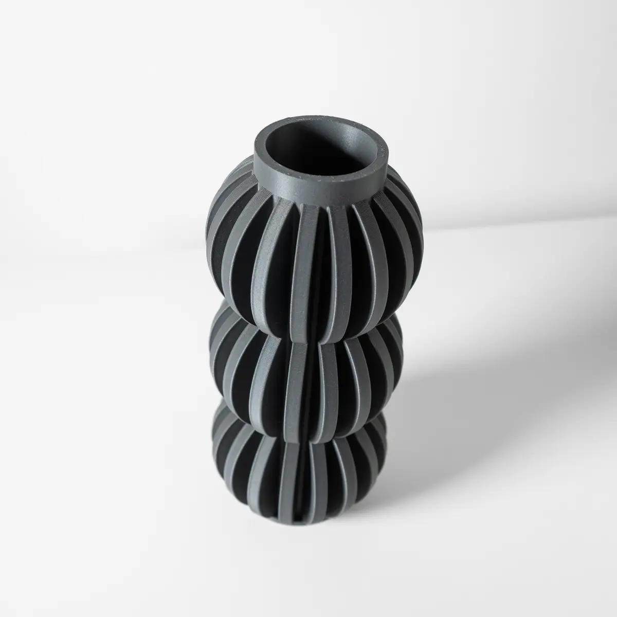 Obsidian Orbit Vase