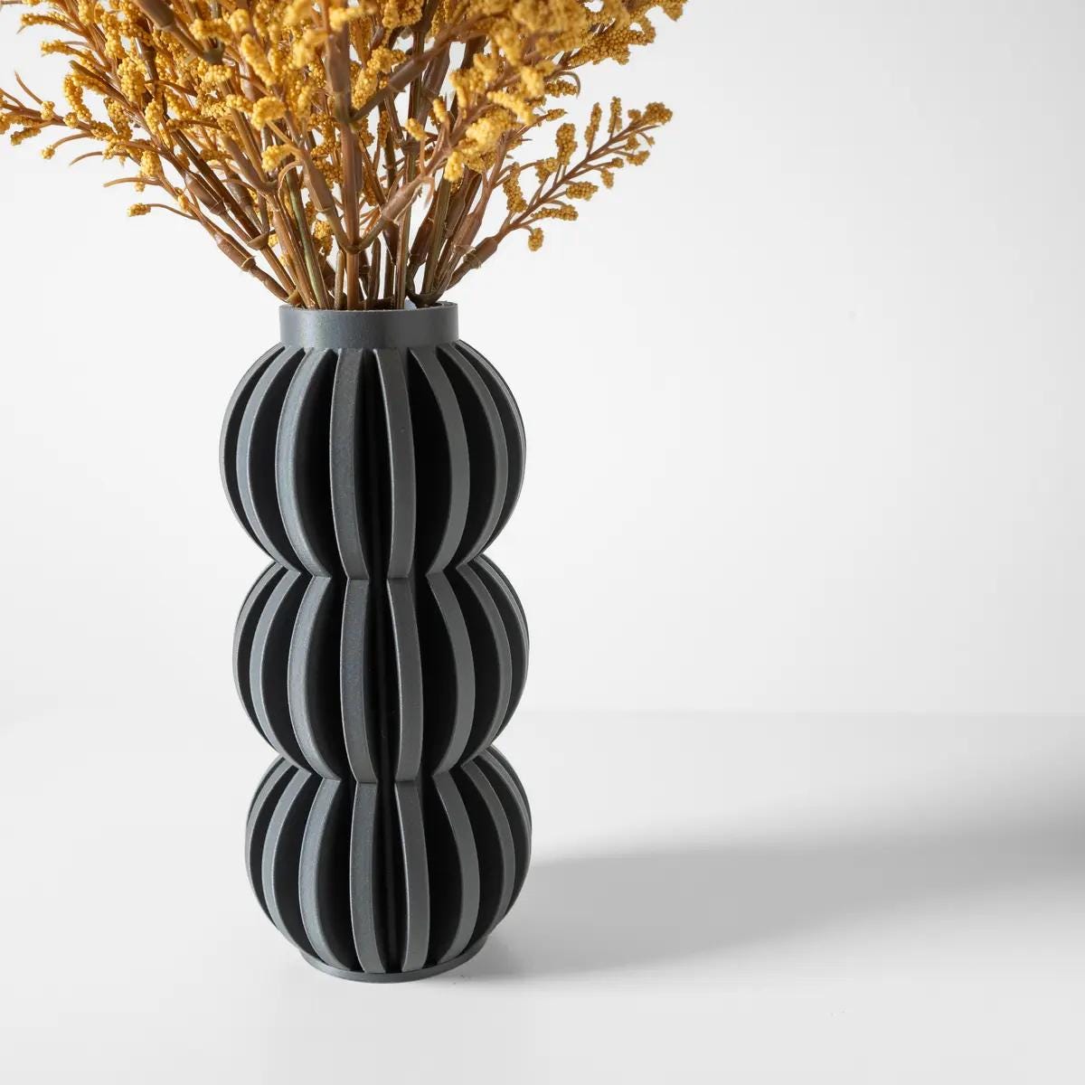 Obsidian Orbit Vase