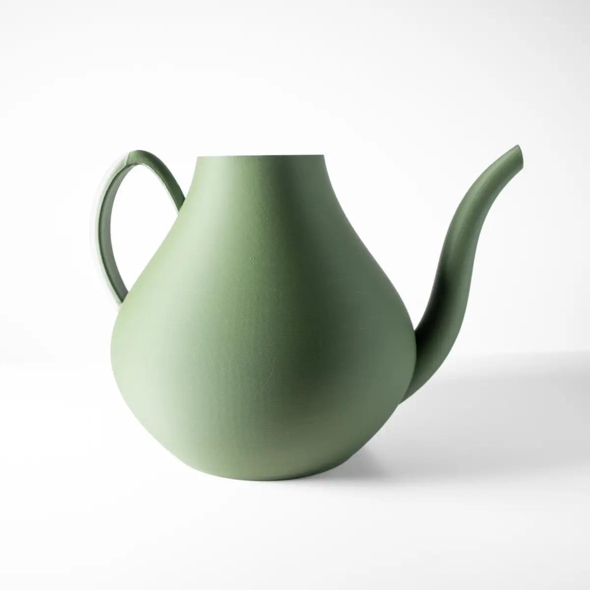 Nari- Modern 3D Printed Watering Can  Minimalist Indoor Plant Watering for Succulents, Cacti, and Small Plants  Unique Home Décor Gift