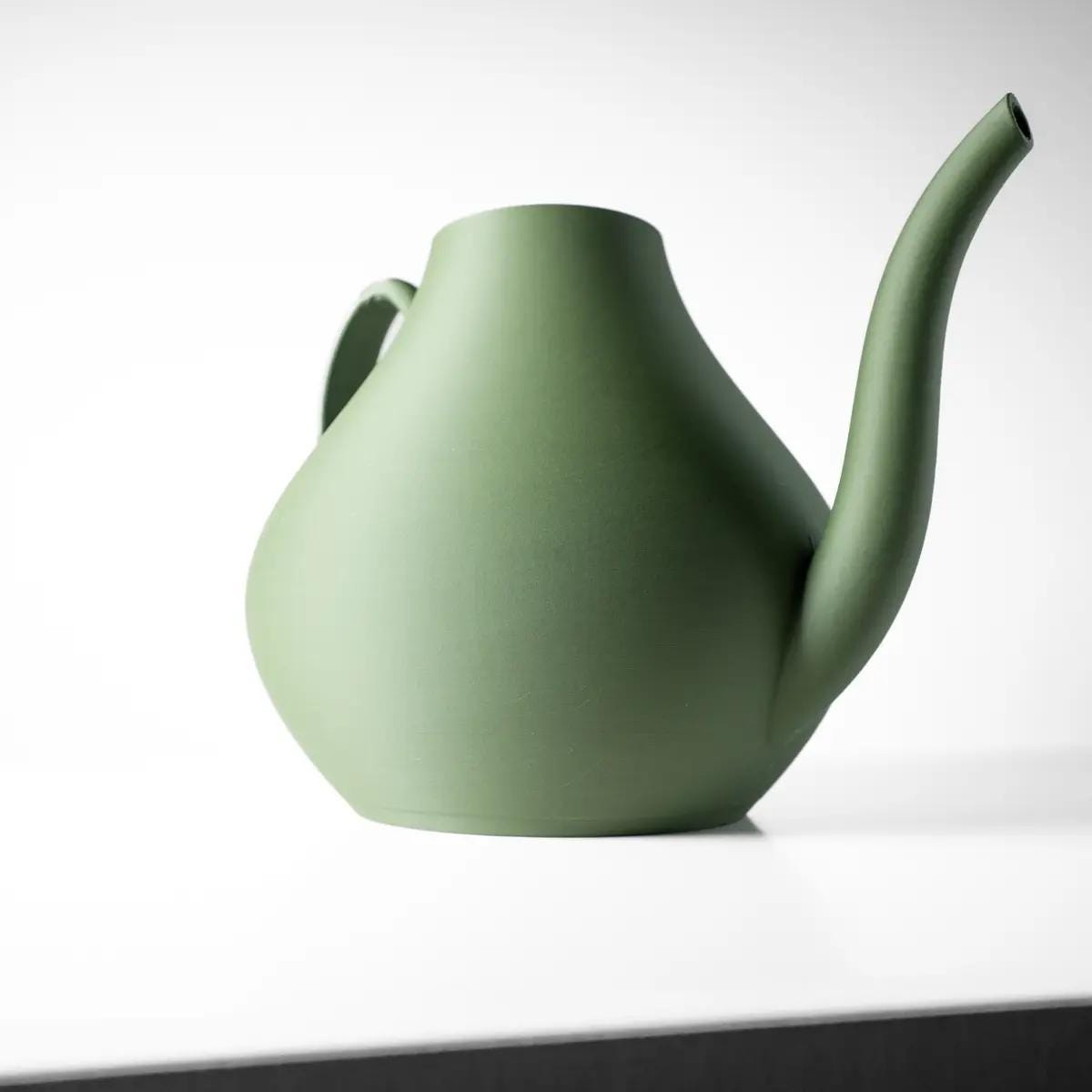 Nari- Modern 3D Printed Watering Can  Minimalist Indoor Plant Watering for Succulents, Cacti, and Small Plants  Unique Home Décor Gift