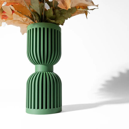 Lira - Modern 3D Printed Vase  Minimalist Decorative Flower Vase for Home Décor  Unique Gift for Weddings, Birthday, Events or Occasions