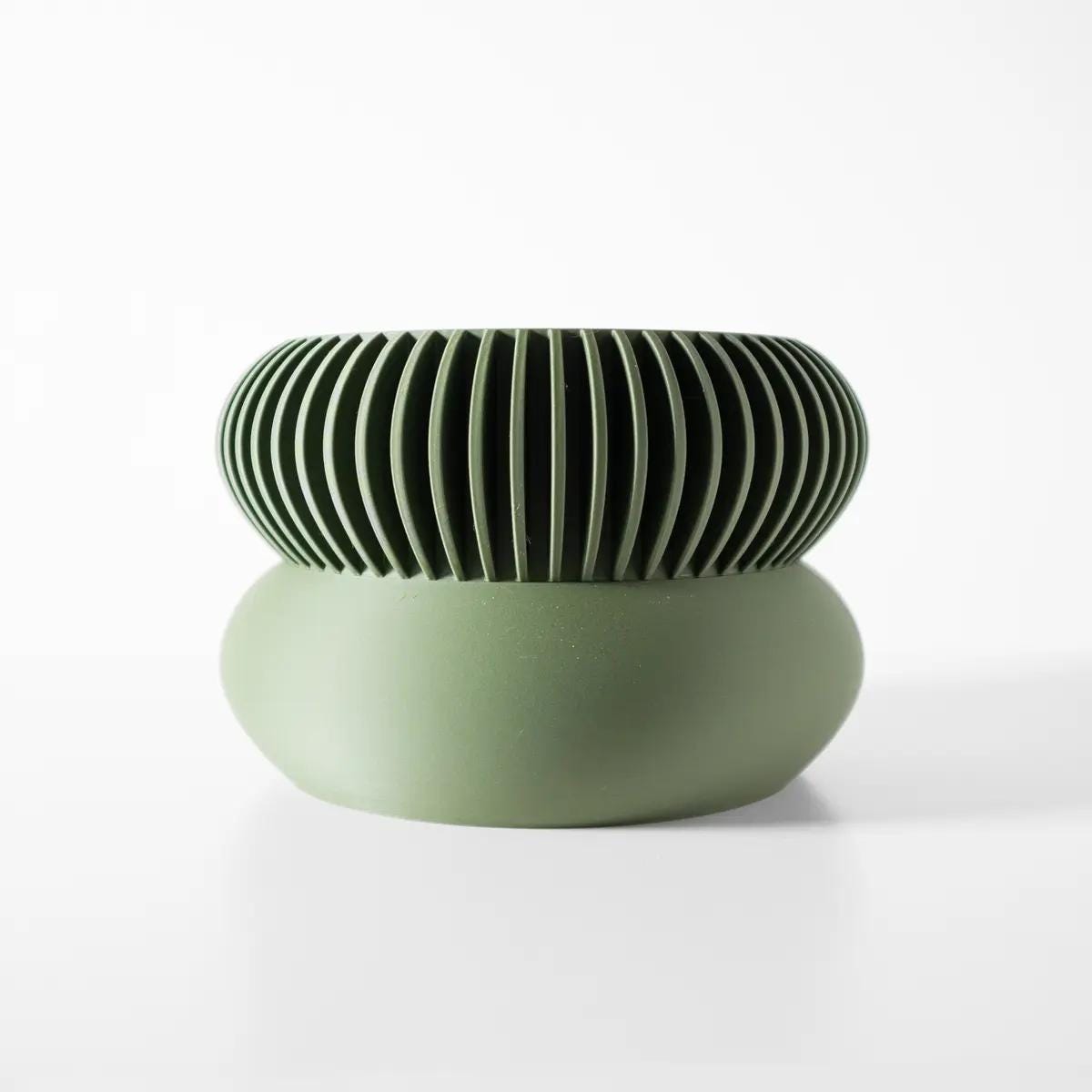 Elomi- Modern 3D Printed Planter  Minimalist Indoor Plant Pot for Succulents, Cacti | Small Plants  Unique Home Décor Gift, 4 5 6" Bubble