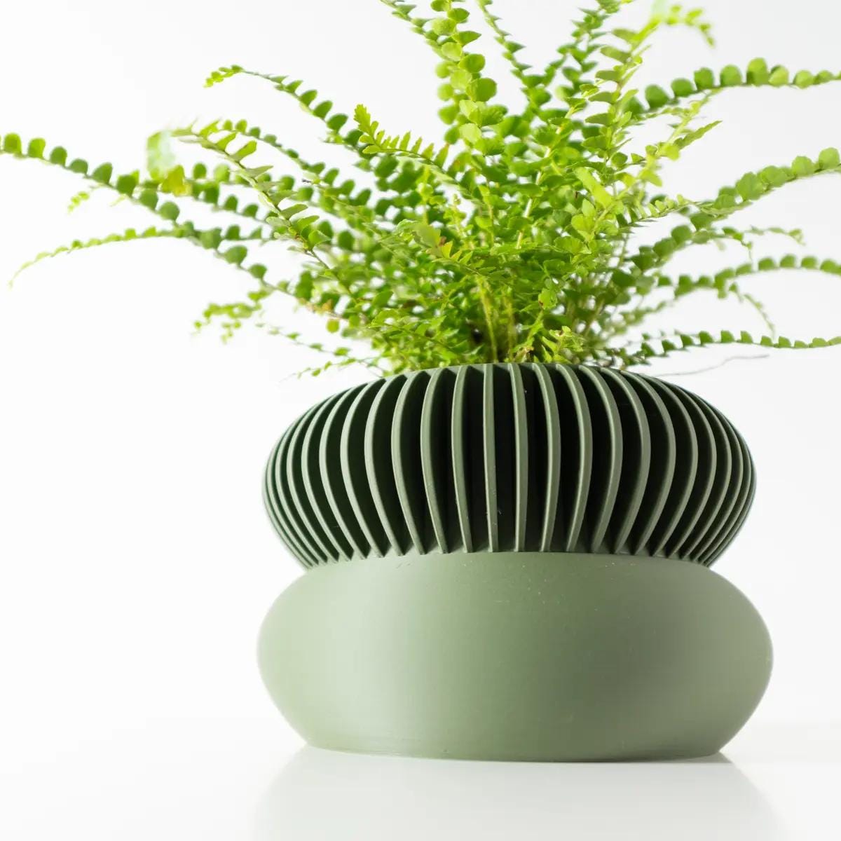 Elomi- Modern 3D Printed Planter  Minimalist Indoor Plant Pot for Succulents, Cacti | Small Plants  Unique Home Décor Gift, 4 5 6" Bubble