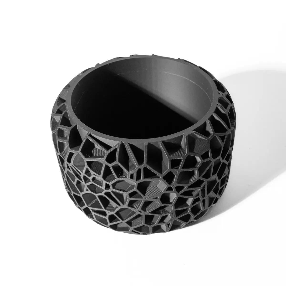 Vori- Modern 3D Printed Planter  Minimalist Indoor Plant Pot for Succulents, Cacti, and Small Plants  Unique Home Décor Gift, 4 6 8 inch